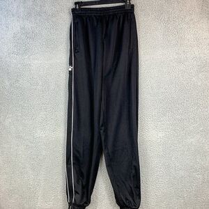 Kelme Track Pants Mens Medium Black Ankle Zip Soccer Football Futbol Run 24"x33"